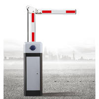 Remote control automatic vehicle boom barrier gate